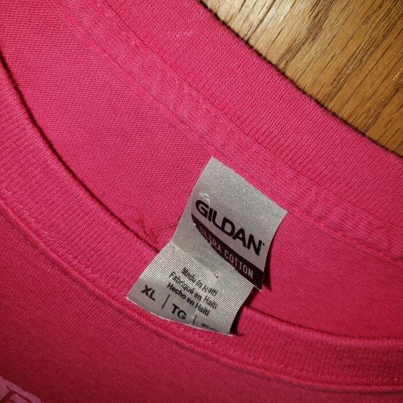 Womens Proud Army Wife XL gildan Graphic Tee Short Sleeve T-shirt Pink - Picture 6 of 7